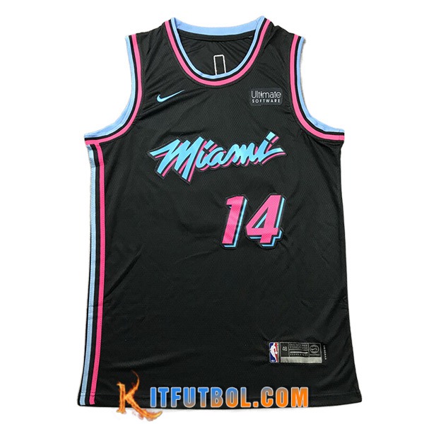 Camisetas Miami Heat (HERRO #14) 2023/24 Negro -04