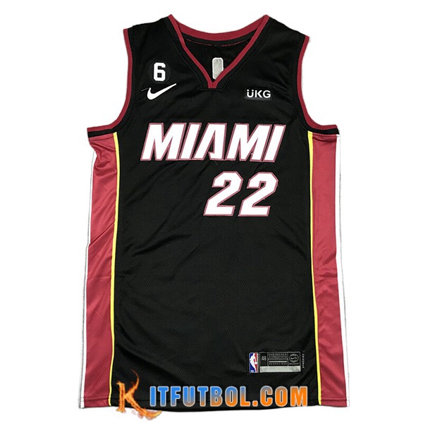 Camisetas Miami Heat (BUTLER #22) 2023/24 Negro -03