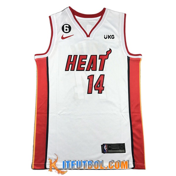 Camisetas Miami Heat (HERRO #14) 2023/24 Blanco -05