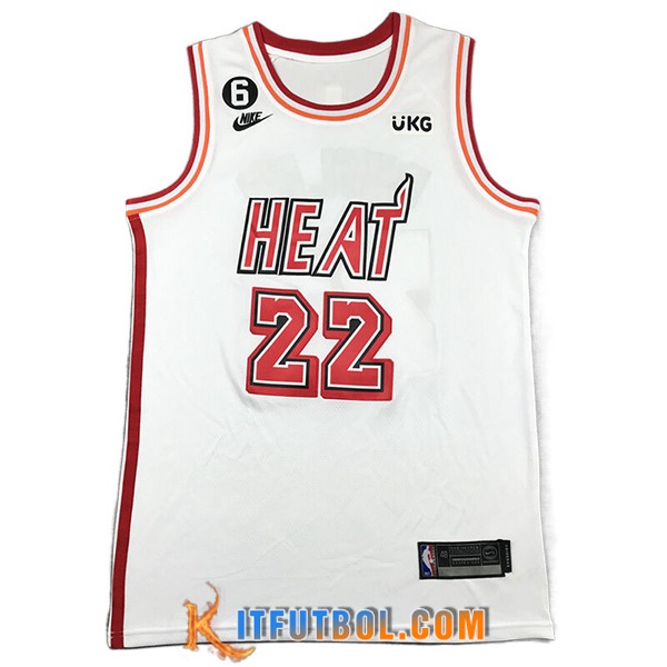 Camisetas Miami Heat (BUTLER #22) 2023/24 Blanco -03