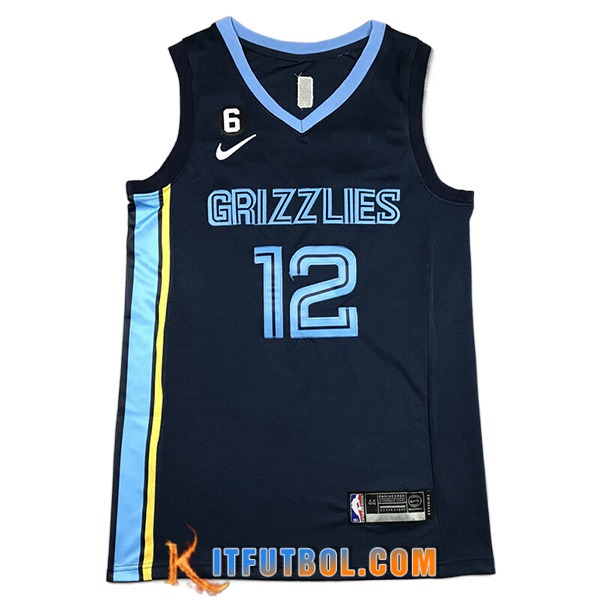 Camisetas Memphis Grizzlies (MORANT #12) 2023/24 Azul