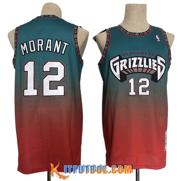 Camisetas Memphis Grizzlies (MORANT #12) 2023/24 Verde -02
