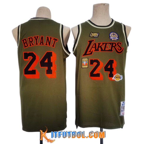 Camisetas Los Angeles Lakers (BRYANT #24) 2023/24 Marrón