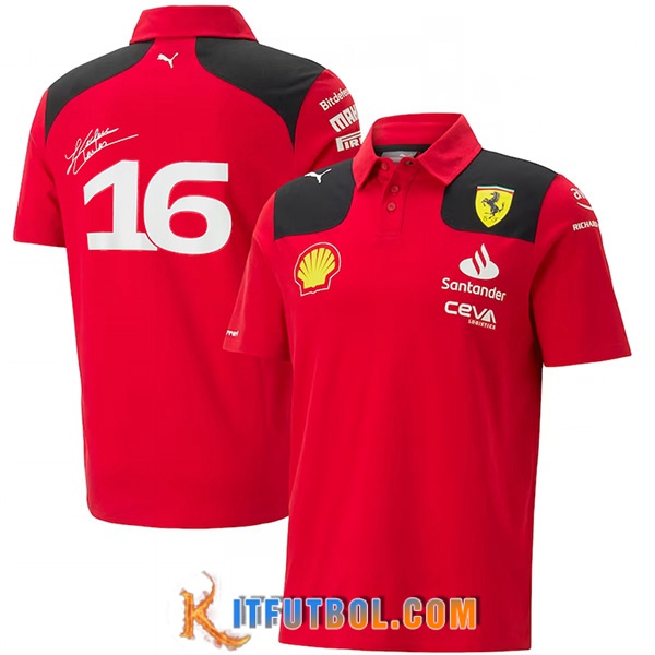 Polo F1 Scuderia Ferrari Team Rojo 2023