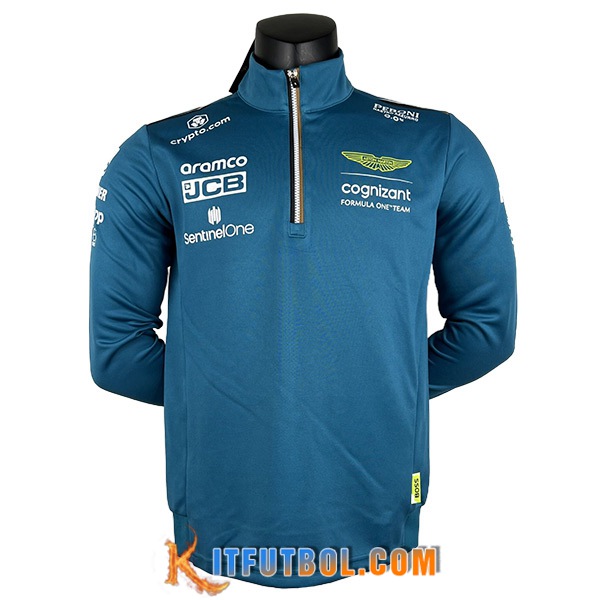 Sudadera F1 Aston Martin Team Verde 2023 -02
