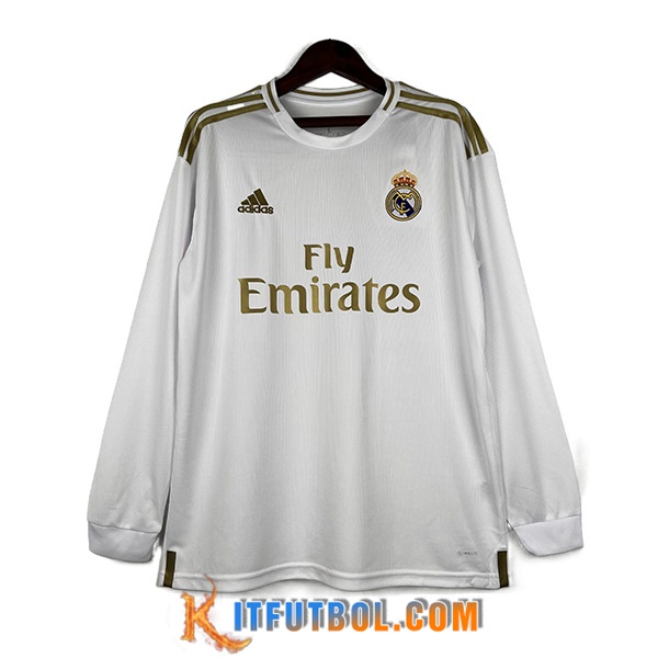 Camisetas De Futbol Real Madrid Retro Primera Manga Largas 2019/2020