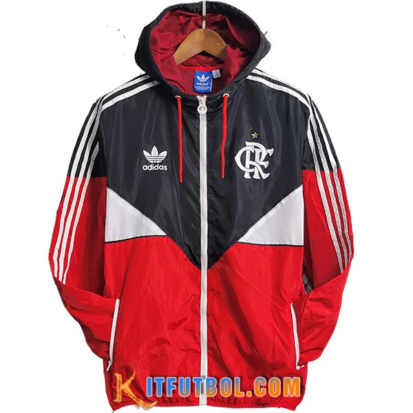 Rompevientos Flamengo Rojo/Negro/Blanco 2023/2024
