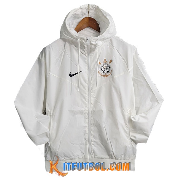 Rompevientos Corinthians Blanco 2023/2024