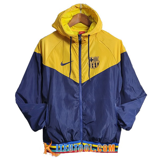 Rompevientos FC Barcellona Amarillo/Azul 2023/2024