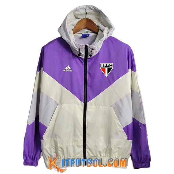 Rompevientos Sao Paulo FC Violeta/Gris 2023/2024