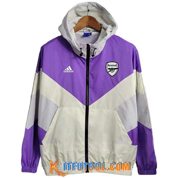 Rompevientos Arsenal Violeta/Gris 2023/2024