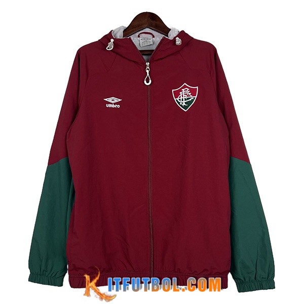 Rompevientos Fluminense Rojo/Verde 2023/2024