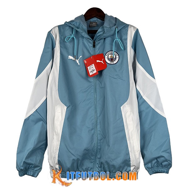 Rompevientos Manchester City Azul Claro 2023/2024 -02