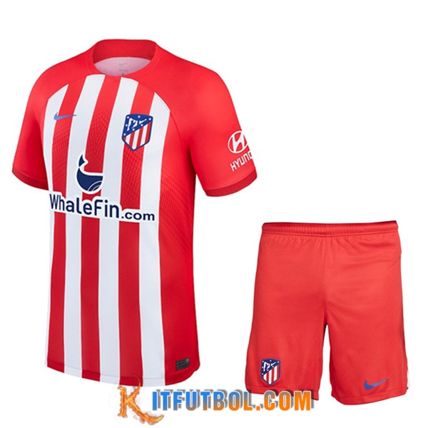 Camisetas Futbol Atletico Madrid Primera + Cortos 2023/2024