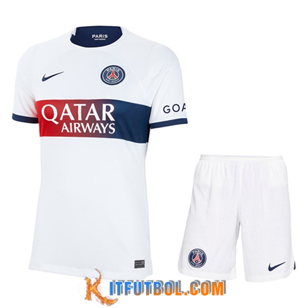 Camisetas Futbol PSG Segunda + Cortos 2023/2024