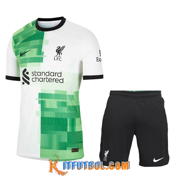 Camisetas Futbol FC Liverpool Segunda + Cortos 2023/2024