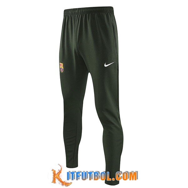 Pantalon Entrenamiento FC Barcellona Verde 2023/2024 -02