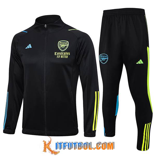Chandal Equipos De Futbol - Chaqueta Arsenal Negro 2023/2024