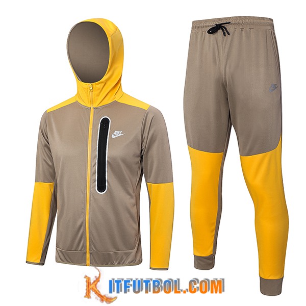 Chaqueta Con Capucha Chandal Rompevientos Chaqueta Nike Marrón 2023/2024