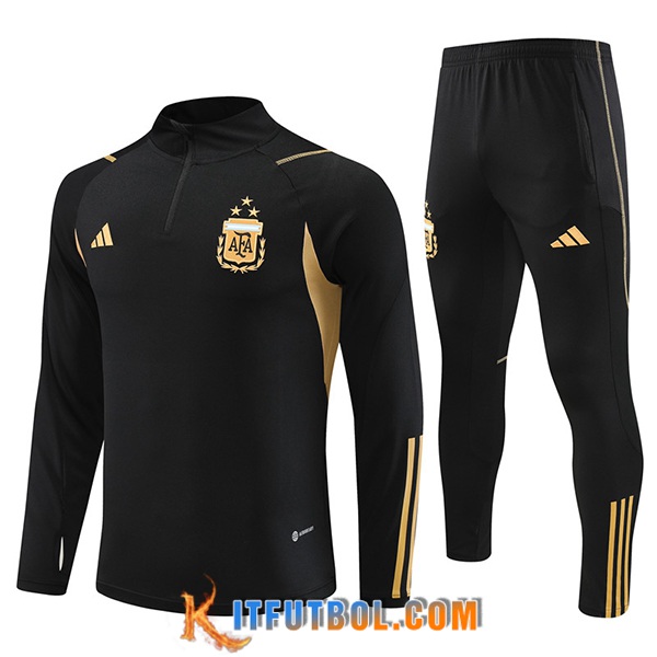 Chandal Equipos De Futbol Argentina Negro 2023/2024