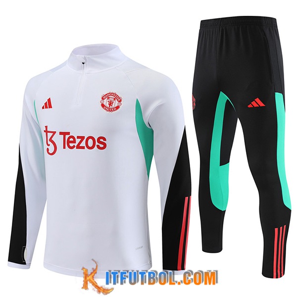 Chandal Equipos De Futbol Manchester United Blanco 2023/2024 -04