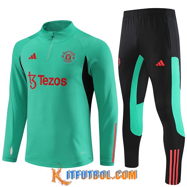 Chandal Equipos De Futbol Manchester United Verde 2023/2024