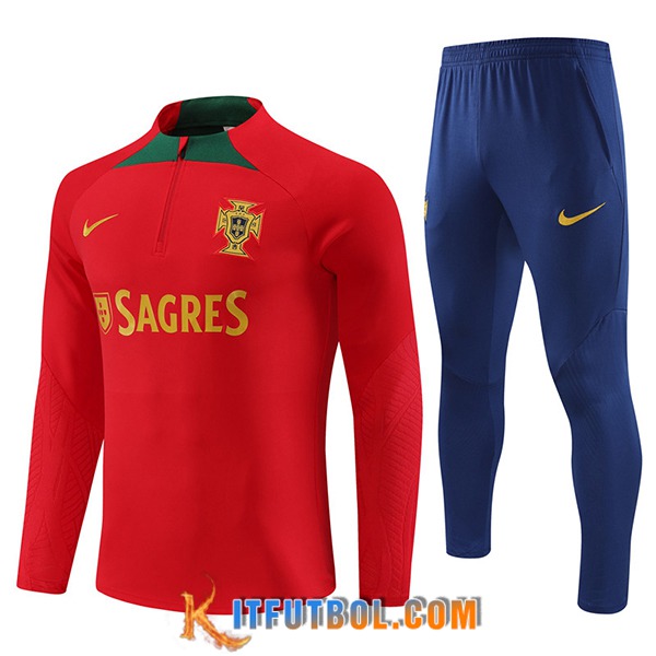 Chandal Equipos De Futbol Portugal Rojo 2023/2024