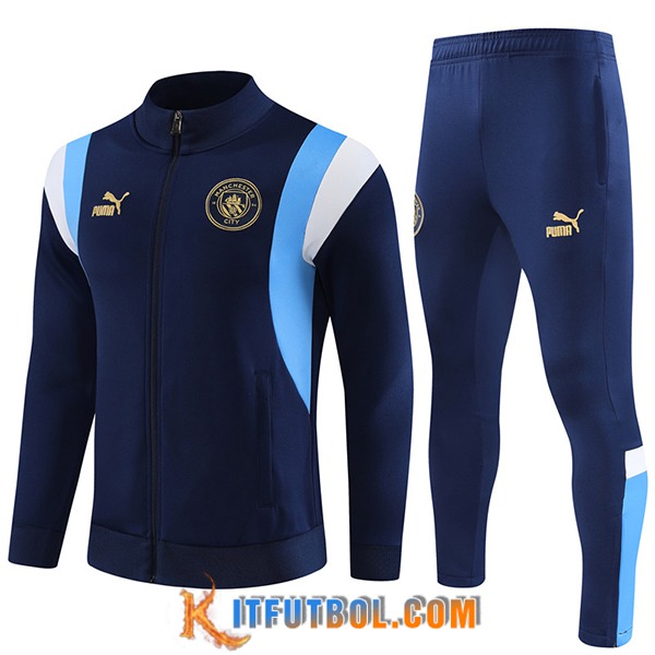Chandal Equipos De Futbol - Chaqueta Manchester City Azul marino 2023/2024