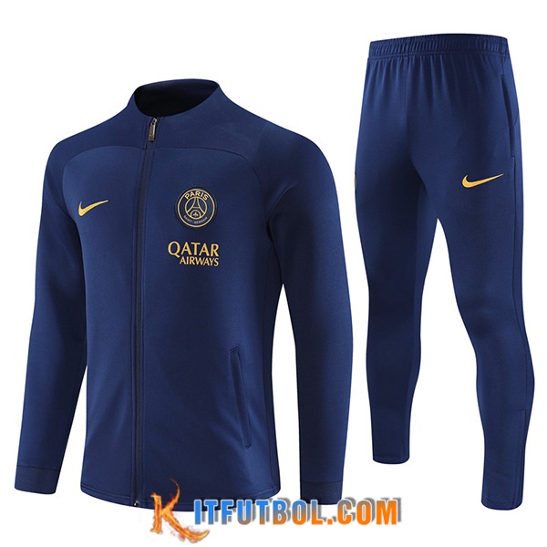 Chandal Equipos De Futbol - Chaqueta PSG Azul marino 2023/2024 -03