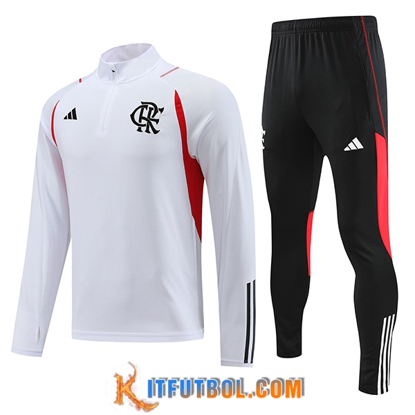 Chandal Equipos De Futbol Flamengo Blanco 2023/2024