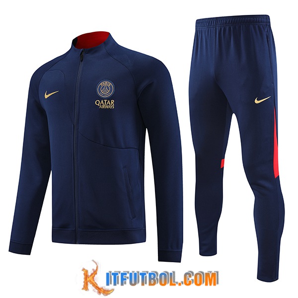 Chandal Equipos De Futbol - Chaqueta PSG Azul marino 2023/2024 -02