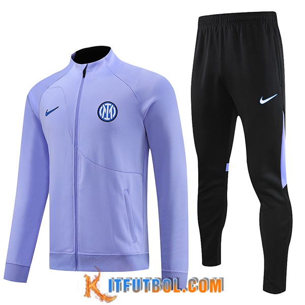 Chandal Equipos De Futbol - Chaqueta Inter Milan Violeta 2023/2024