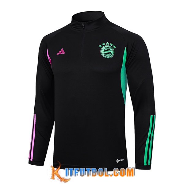 Sudadera De Entrenamiento Bayern Munich Negro 2023/2024