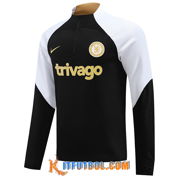 Sudadera De Entrenamiento FC Chelsea Negro 2023/2024