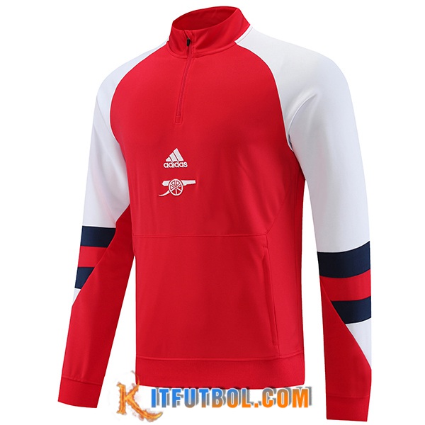 Sudadera De Entrenamiento Arsenal Rojo 2023/2024