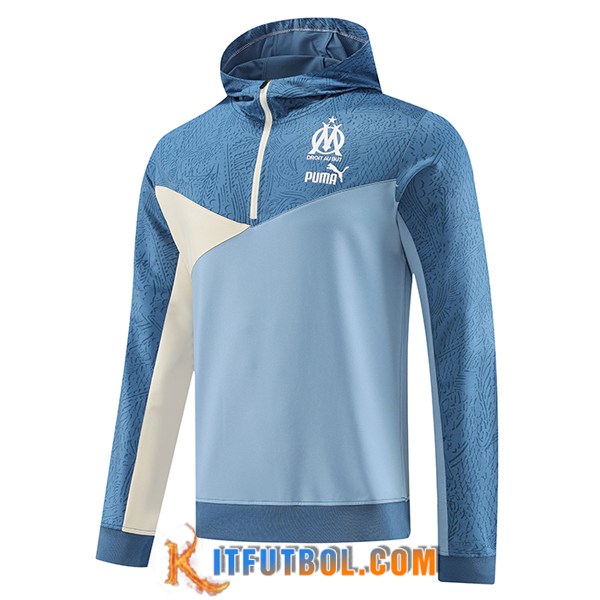 Sudadera De Entrenamiento Capucha Inter Milan Azul Claro 2023/2024