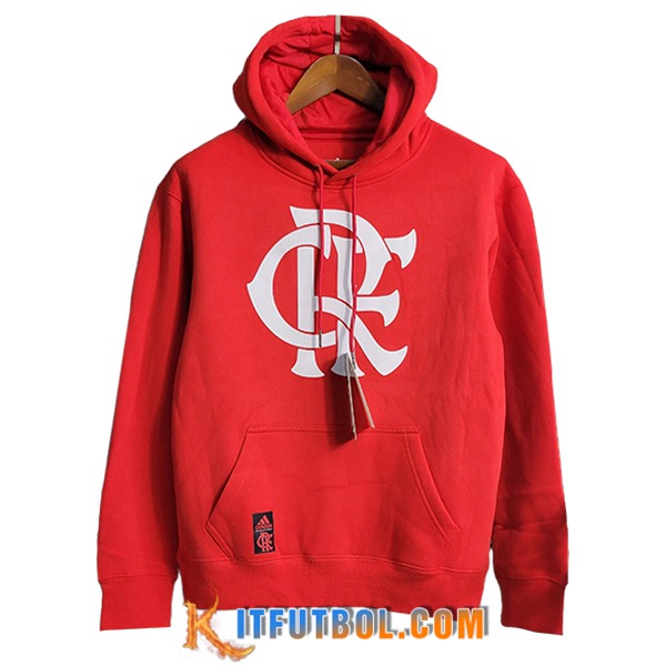Sudadera De Entrenamiento Capucha Flamenco Rojo 2023/2024