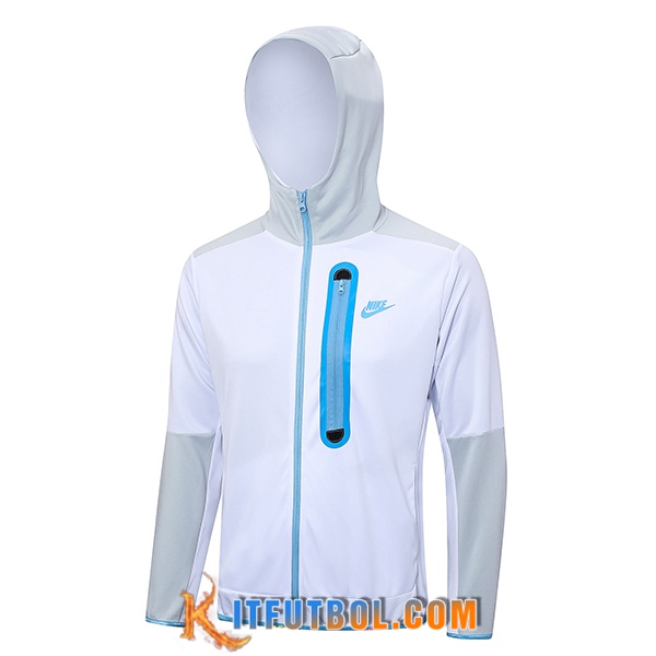 Chaqueta Con Capucha Nike Blanco 2023/2024 -02