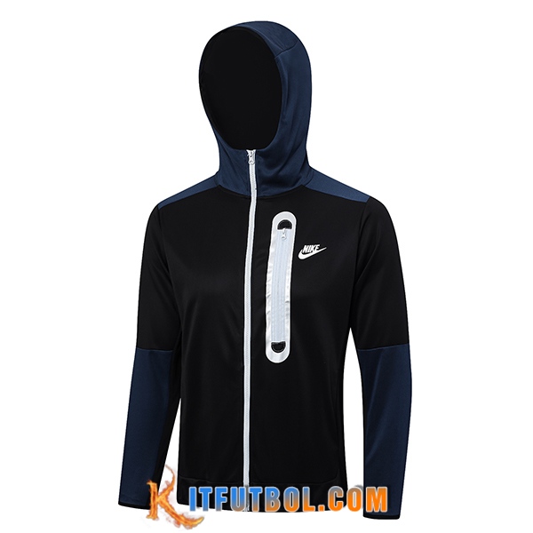 Chaqueta Con Capucha Nike Negro 2023/2024