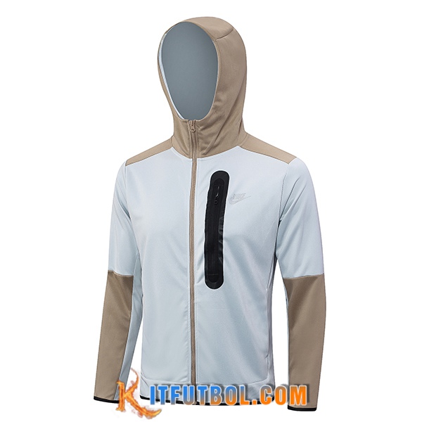 Chaqueta Con Capucha Nike Gris Oscuro 2023/2024