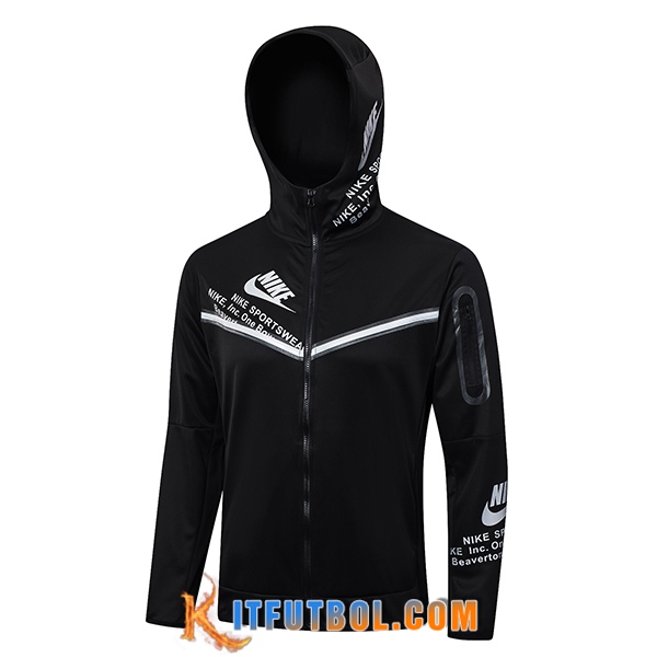 Chaqueta Con Capucha Nike Negro 2023/2024 -02
