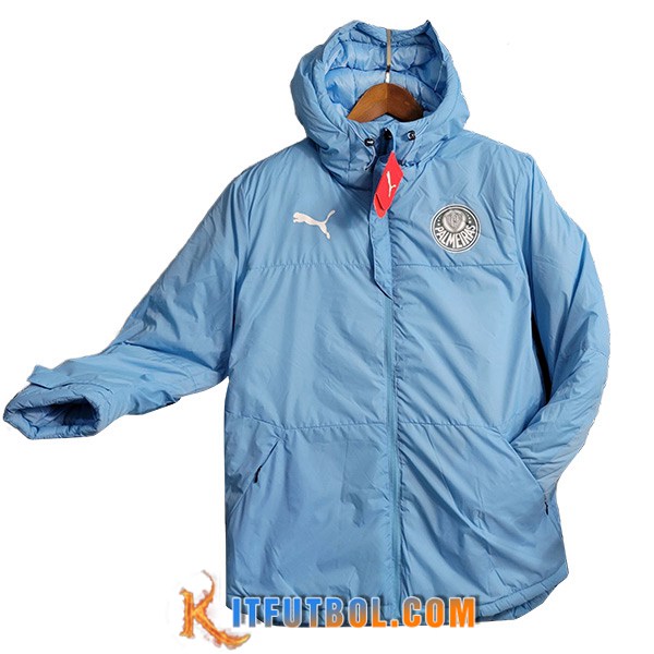 Chaqueta Con Capucha Palmeiras Azul Claro 2023/2024
