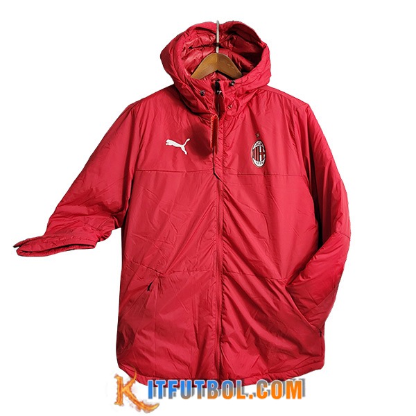 Chaqueta Con Capucha AC Milan Rojo 2023/2024