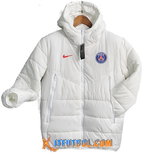 Chaqueta Con Capucha PSG Blanco 2023/2024