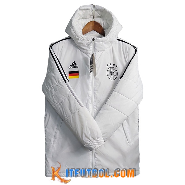 Chaqueta Con Capucha Alemania Blanco 2023/2024