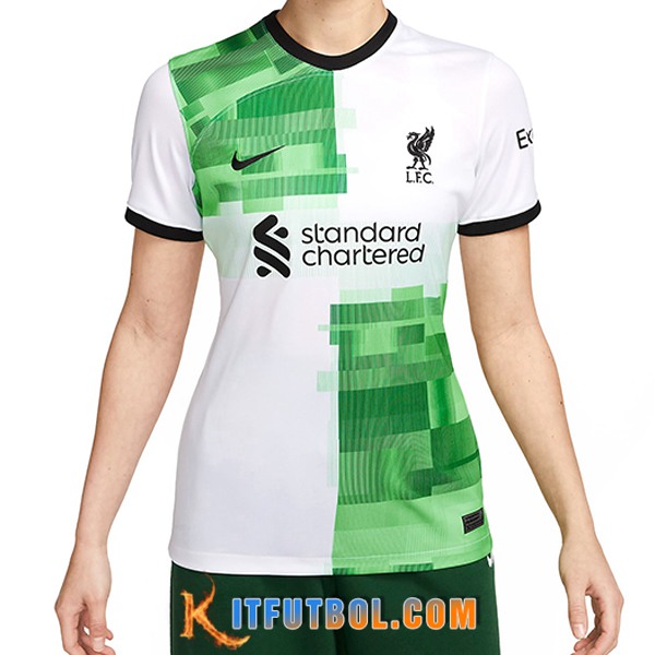 Camisetas De Futbol FC Liverpool Mujer Segunda 2023/2024