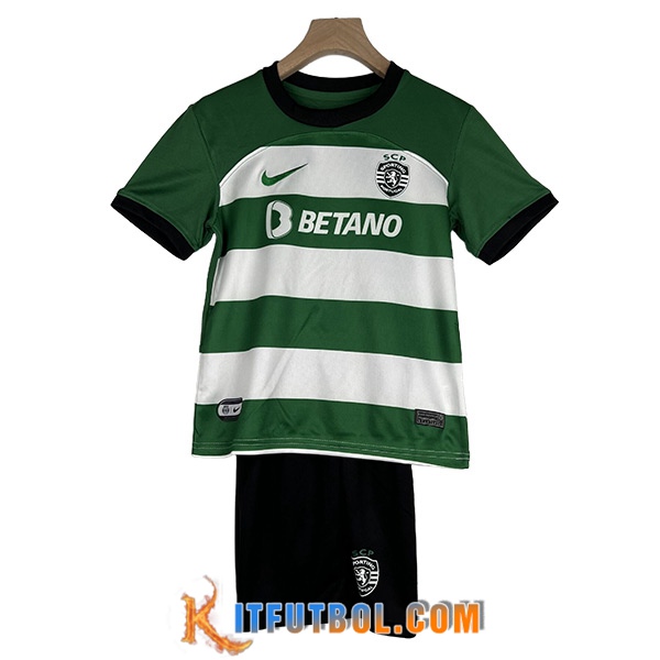 Camisetas De Futbol Sporting Ninos Primera 2023/2024