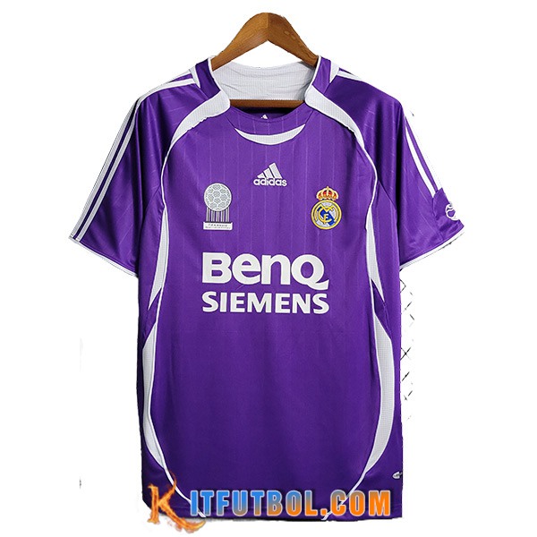 Camisetas De Futbol Real Madrid Retro Tercera 2006/2007