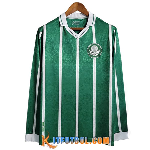 Camisetas De Futbol Palmeiras Retro Primera Manga Largas 1993/1994