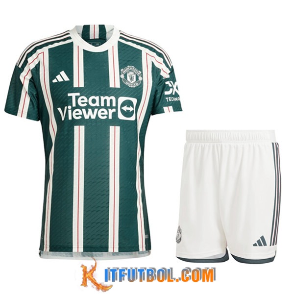 Camisetas Futbol Manchester United Segunda + Cortos 2023/2024